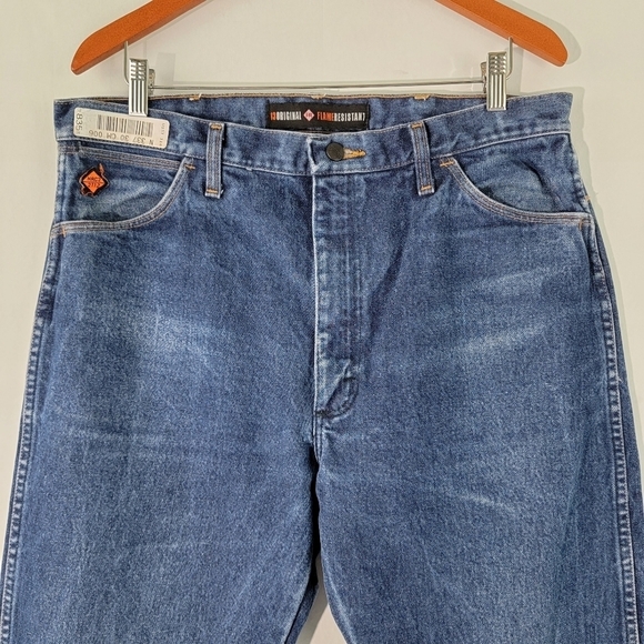Wrangler MVM FR13 Original Flame Resistance Men's Work Blueb Jeans Sz 36 X 36 - Picture 3 of 12